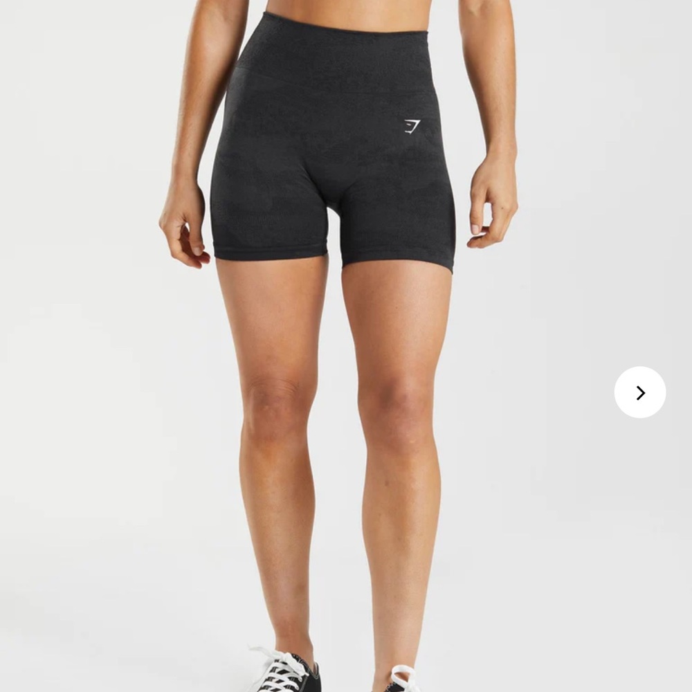 I am selling GymShark biker shorts! The shorts are the Adapt Seamless in Camo